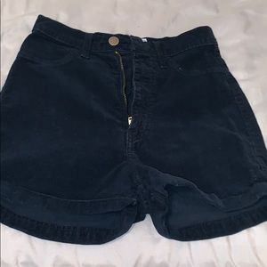 high waisted shorts